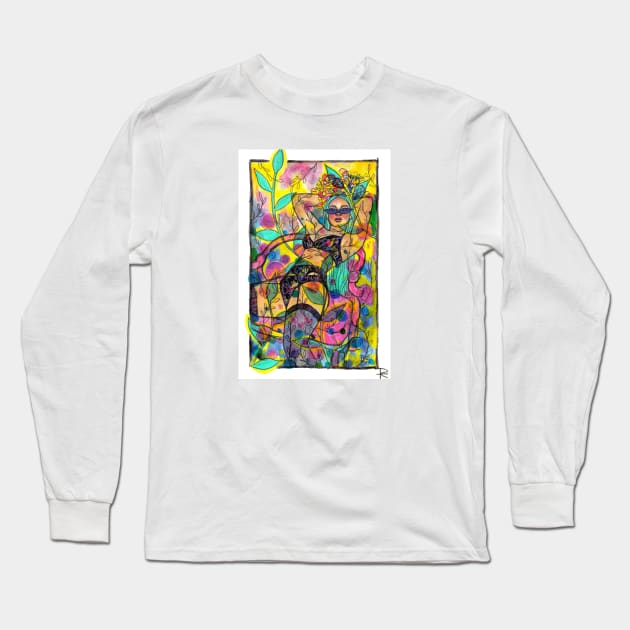 Tropical VII Long Sleeve T-Shirt by roselinestephania